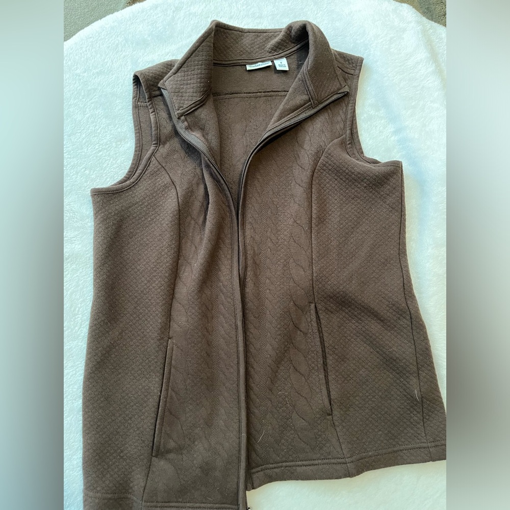 Croft and Barrow Brown Vest